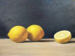 柠檬油画