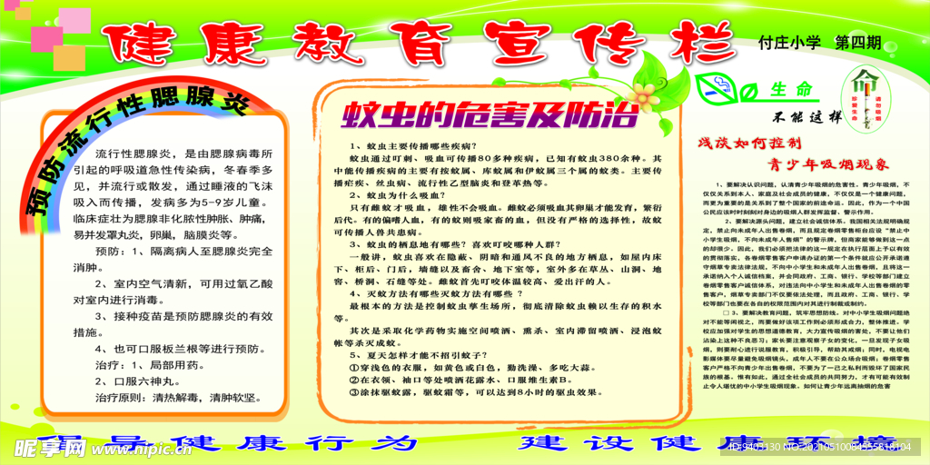 健康教育宣傳欄 