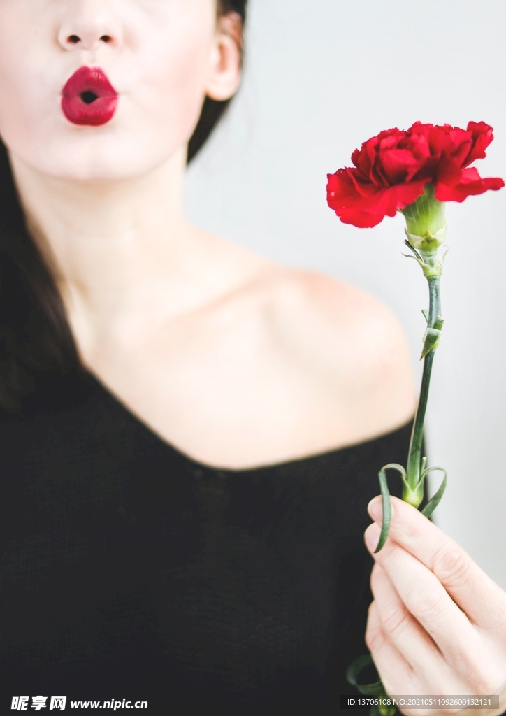 鮮花美人