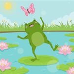可爱青蛙插图