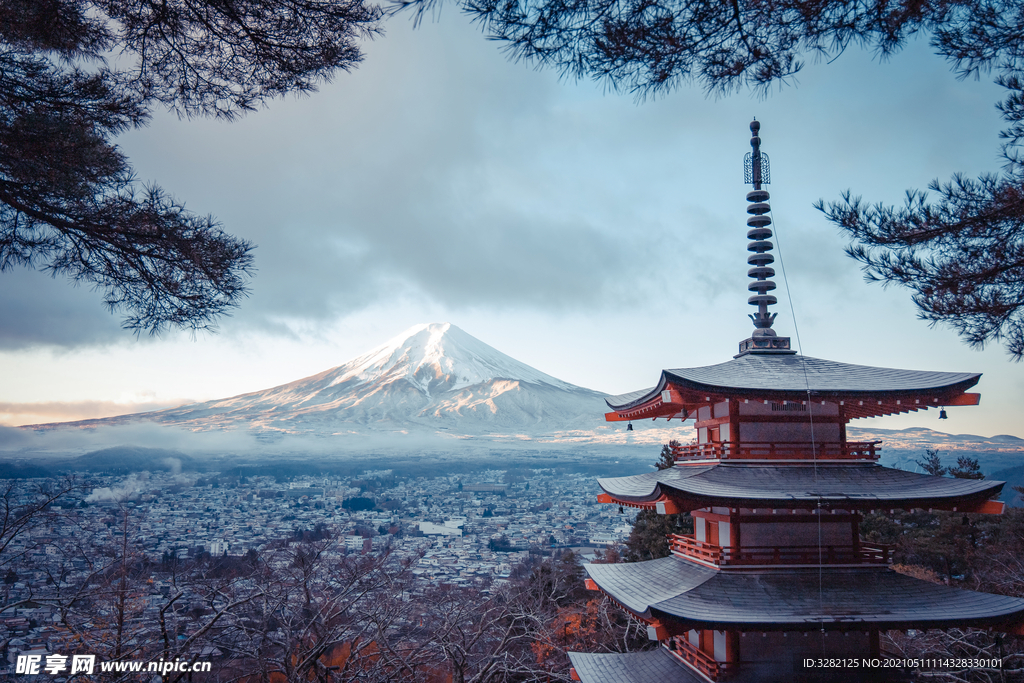 风光摄影日本富士山京都 
