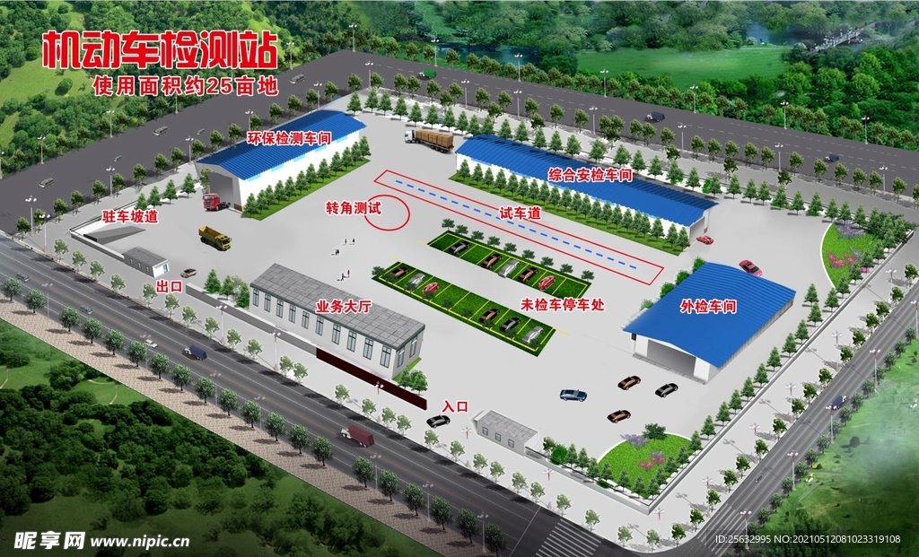 廠區鳥瞰圖