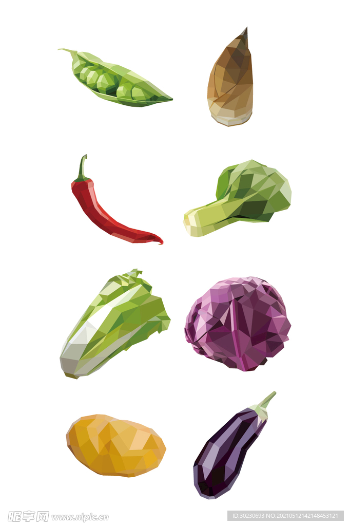手绘蔬菜图案