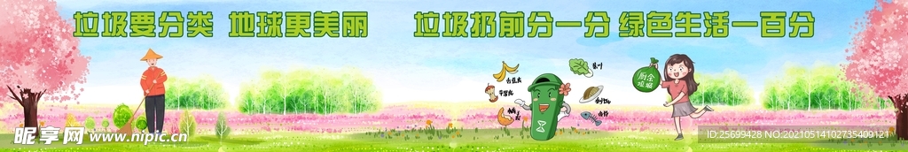 垃圾分類墻繪