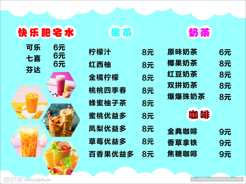 價格表