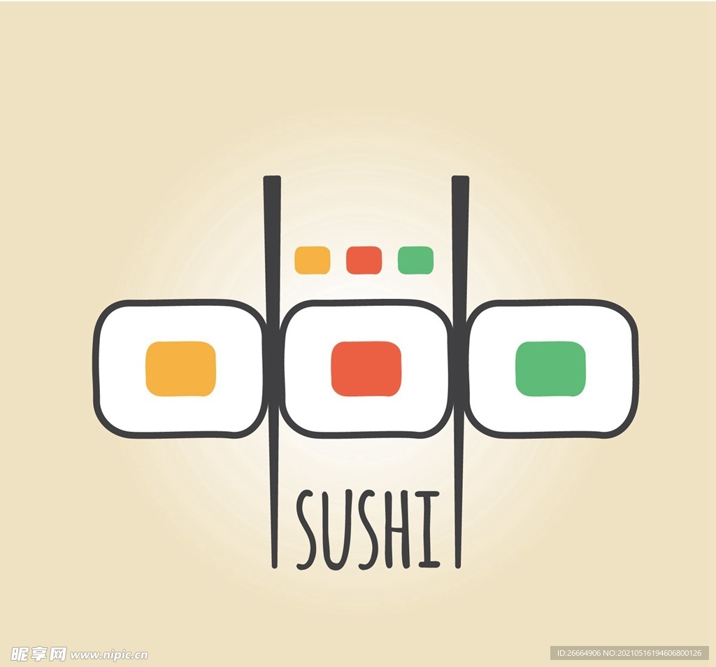 七彩寿司标志
