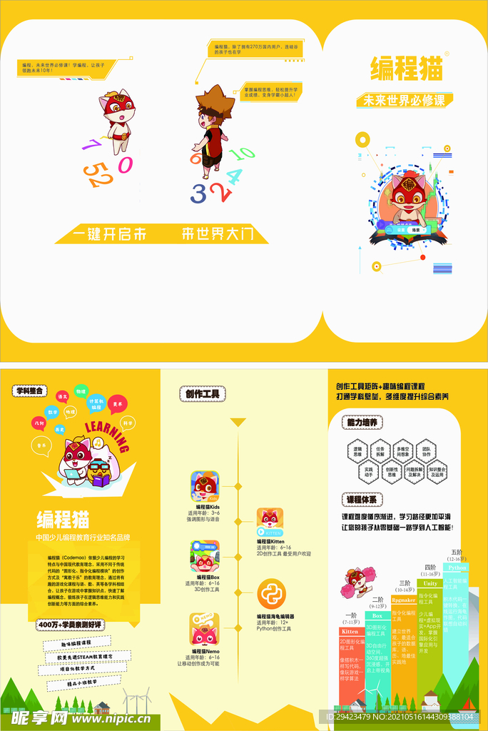 編程貓折頁