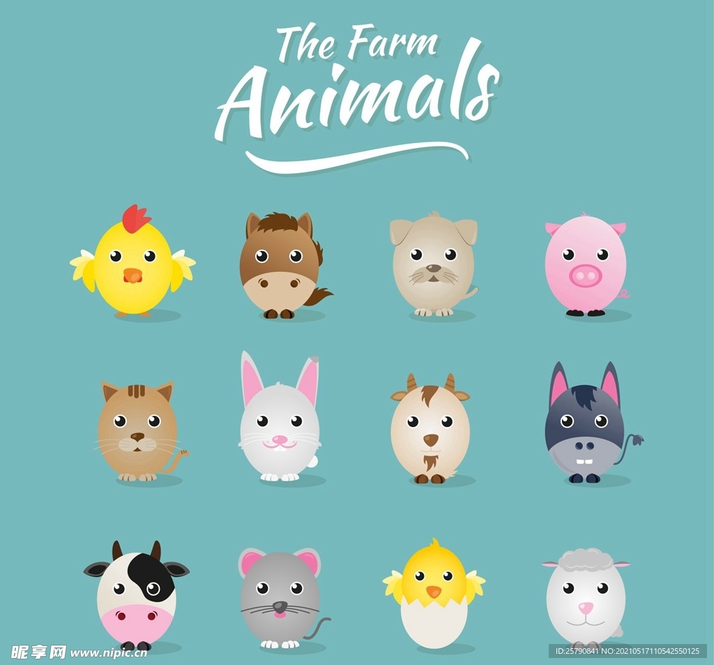 农场动物图标
