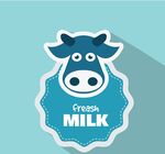 农场牛奶标志