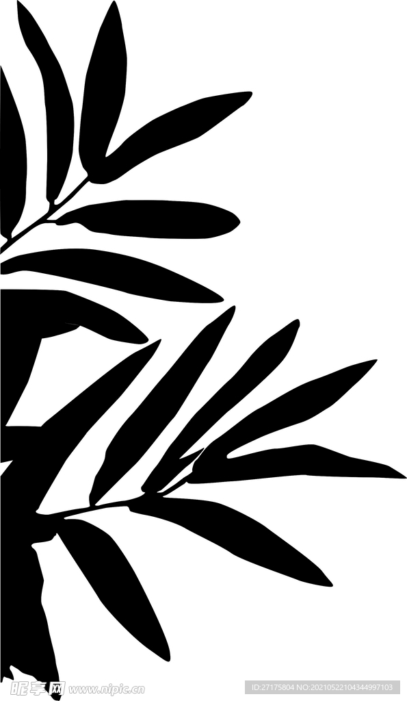葉子剪影