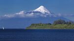 富士山 雪山 大海 