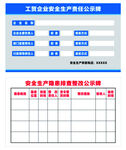 安全公示牌