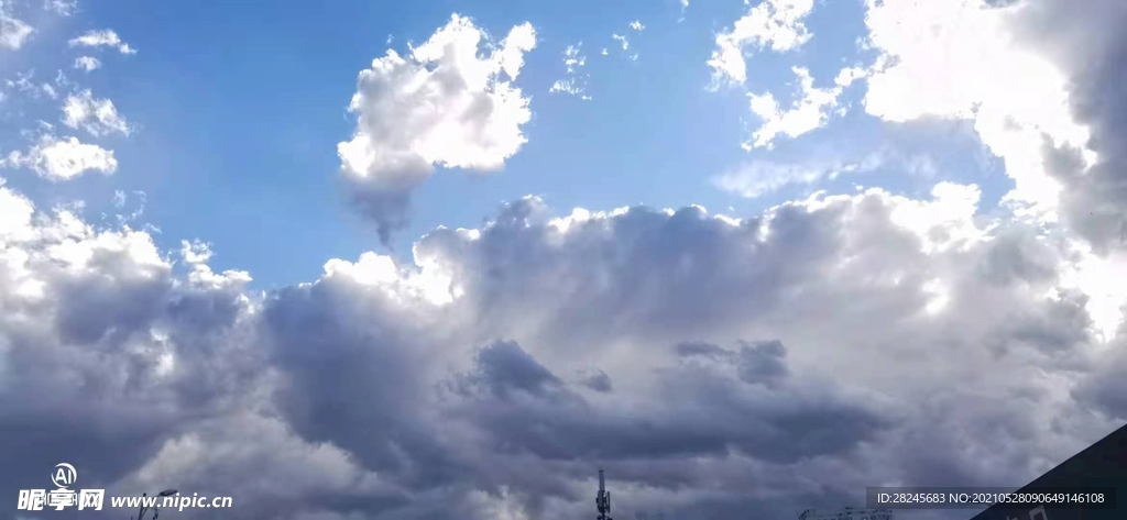 瓦藍的天空