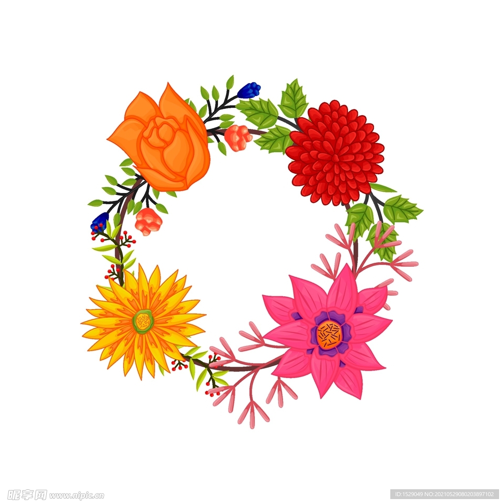 花朵邊框