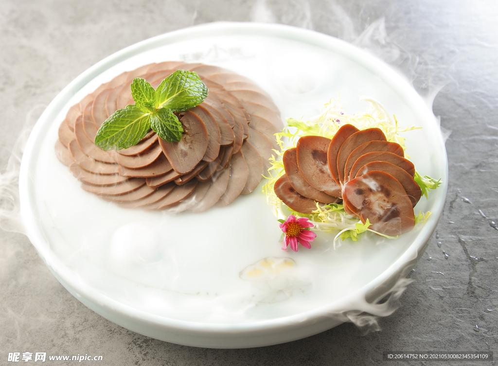 蜜汁豬腰美食
