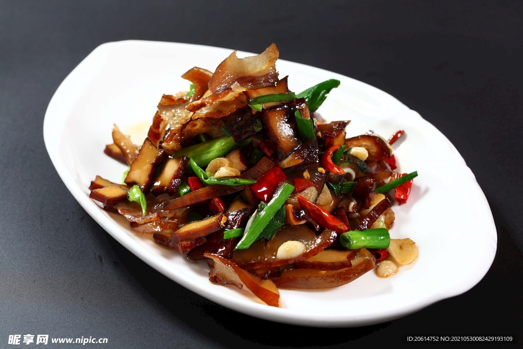 鹵干臘肉涼菜