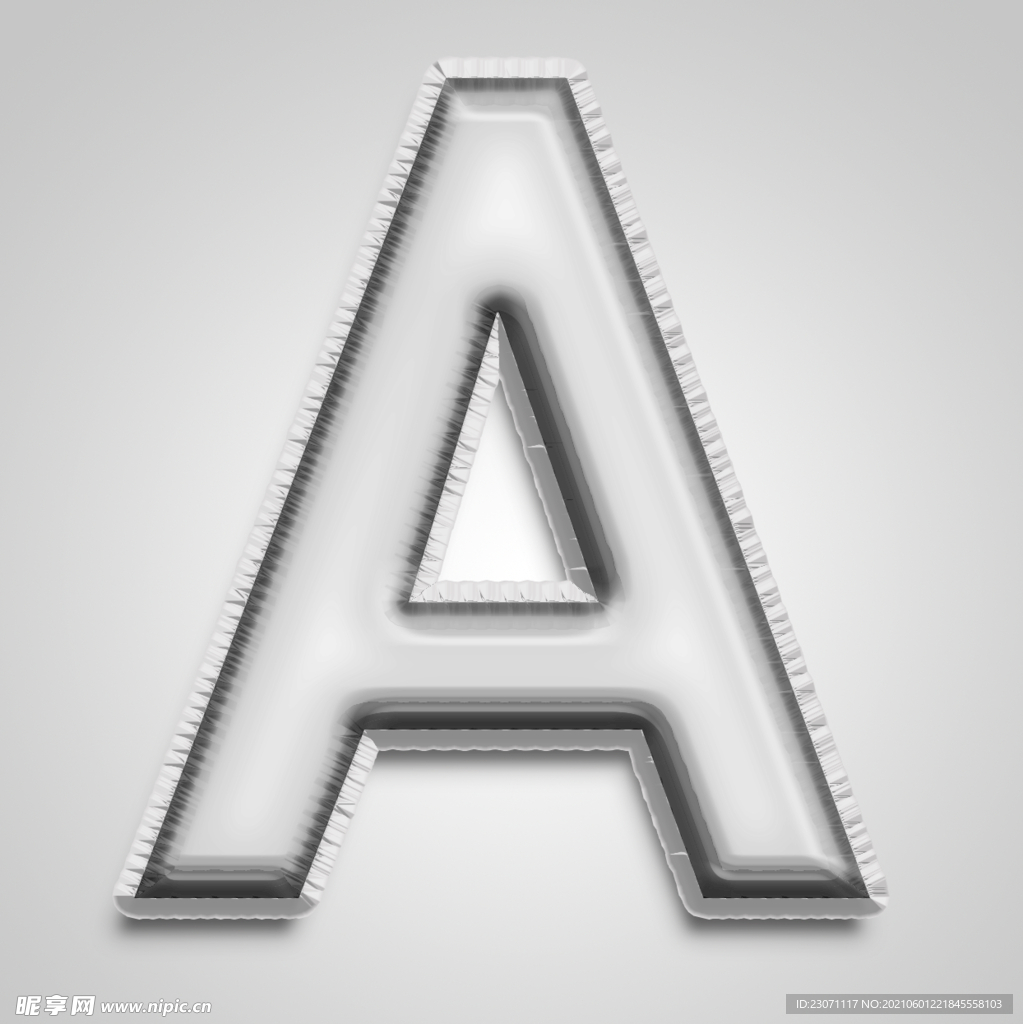 金属字母A 