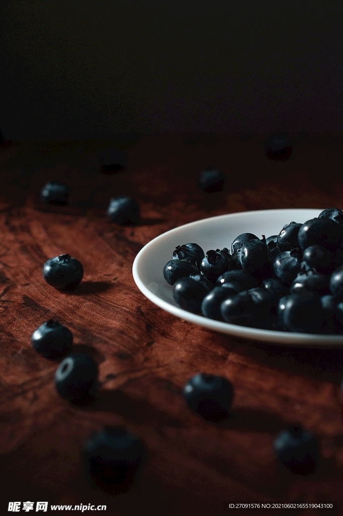 精美水果摄影蓝莓