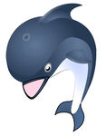 海豚动物插画