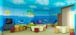幼儿园教室海底世界墙绘效果图