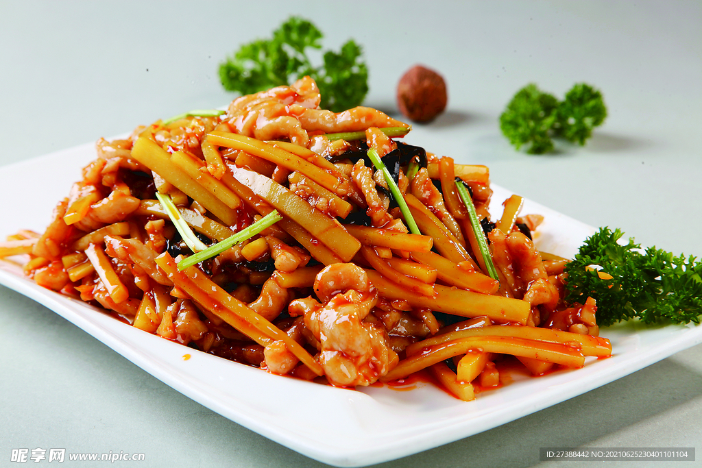 魚香肉絲圖片