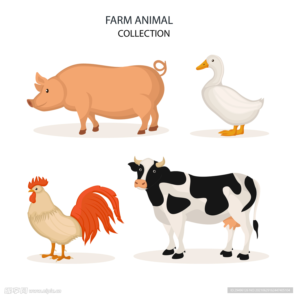 4款创意农场动物