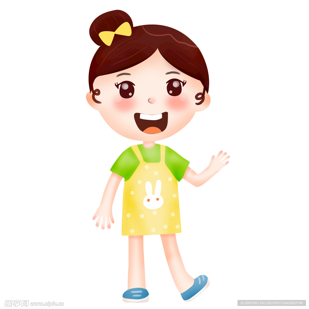 卡通小孩