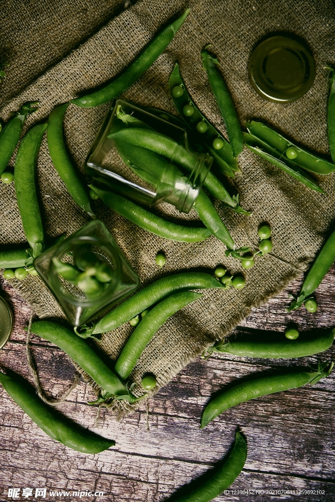 新鮮的豆角
