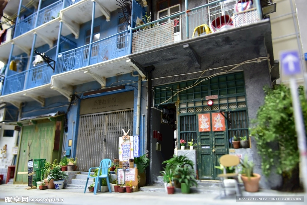 廣場藝術(shù)品展覽拍攝圖片