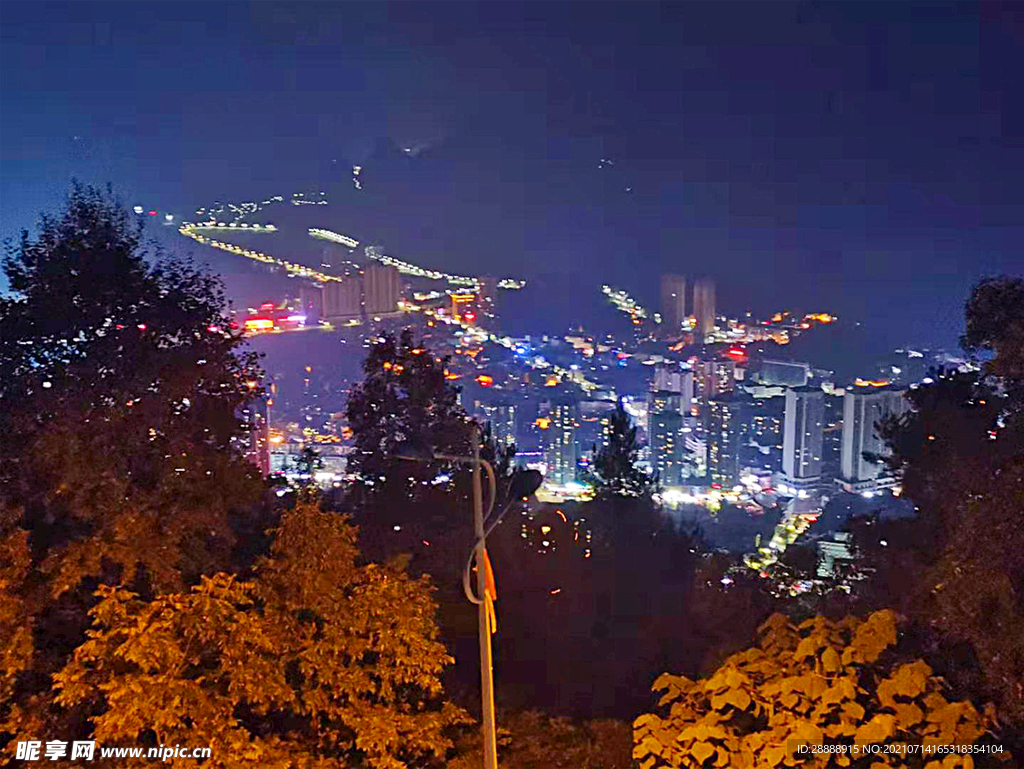 德江夜景 城市夜景