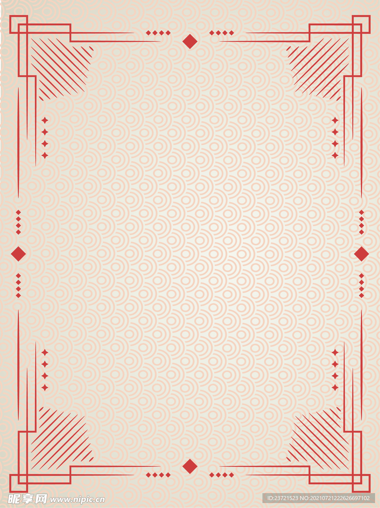 中國傳統(tǒng)紅色邊框
