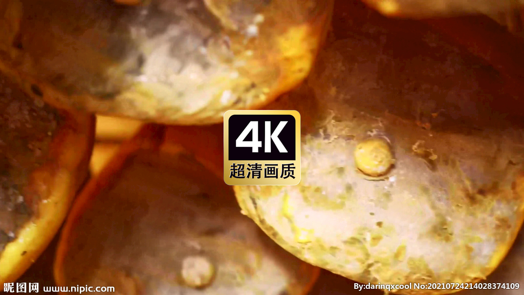 短視頻素材美食特寫