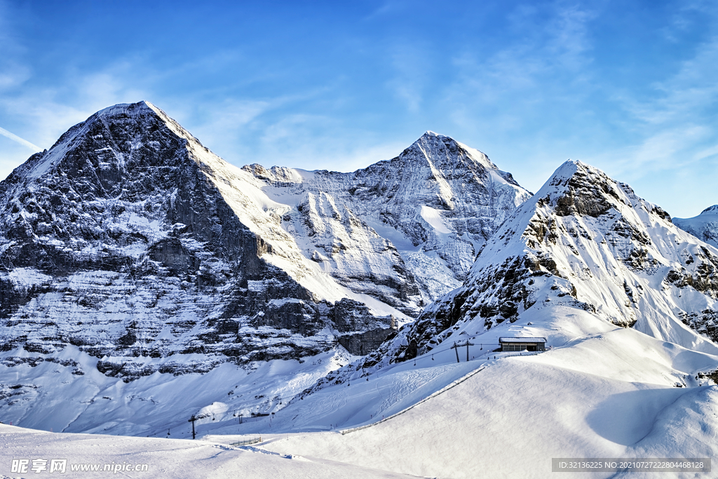 冬季雪山
