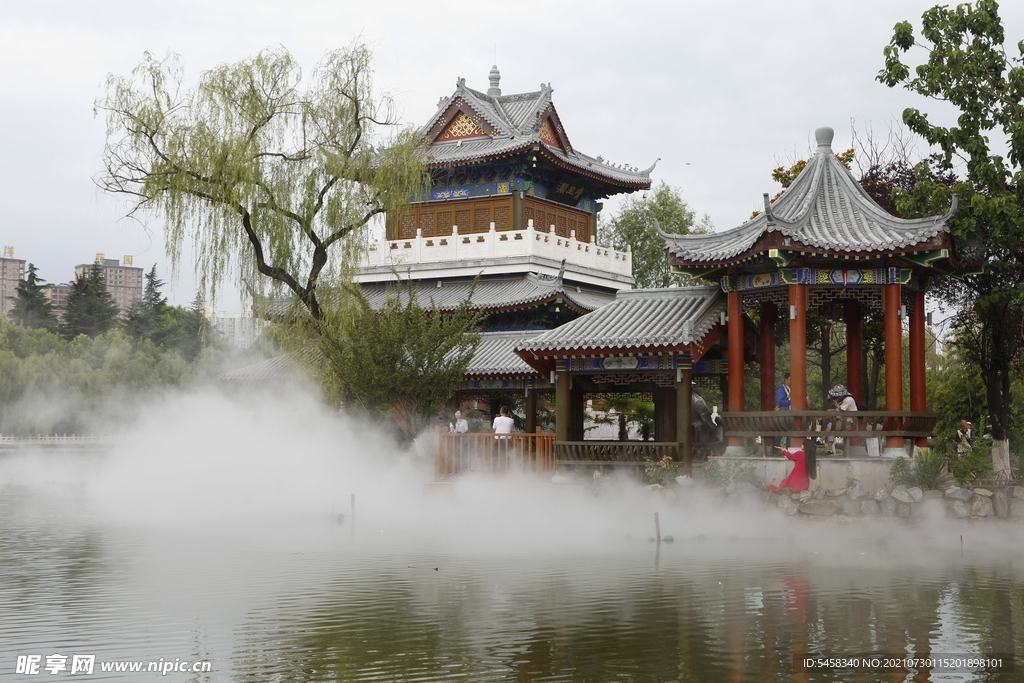 人民公園一角