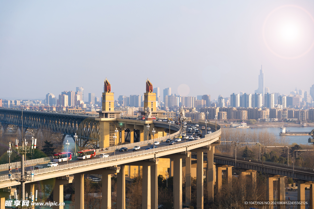长江大桥风景图片