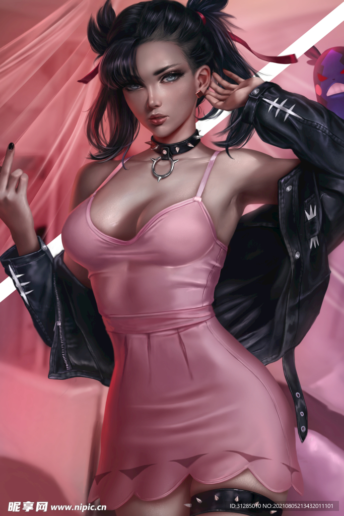 吊裙美女