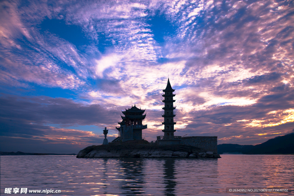 鄱陽湖落星墩
