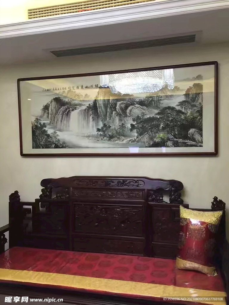 客廳山水畫 