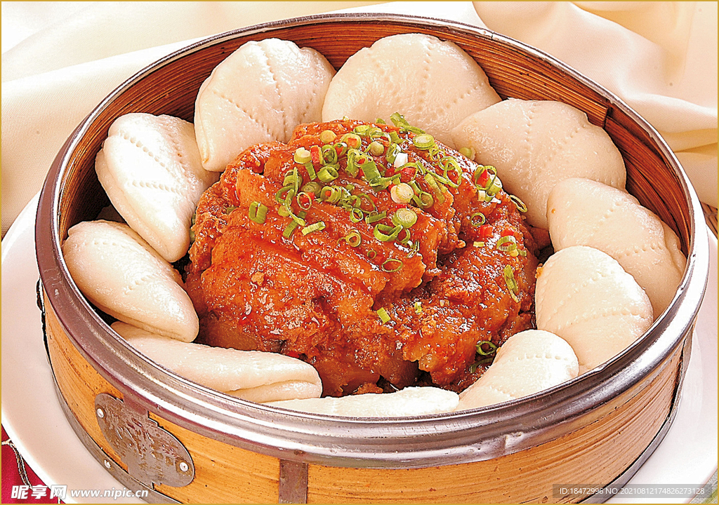 小籠荷香粉蒸肉