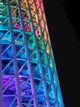 广州塔的RGB灯光秀