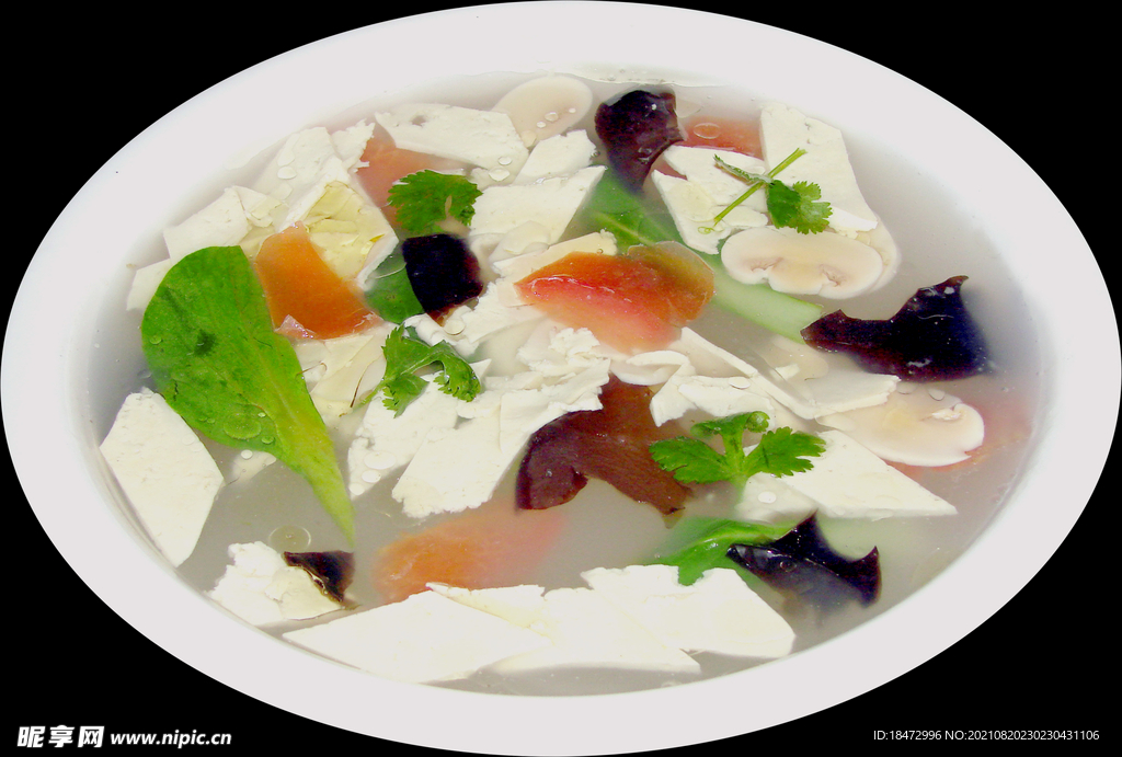 青菜豆腐湯