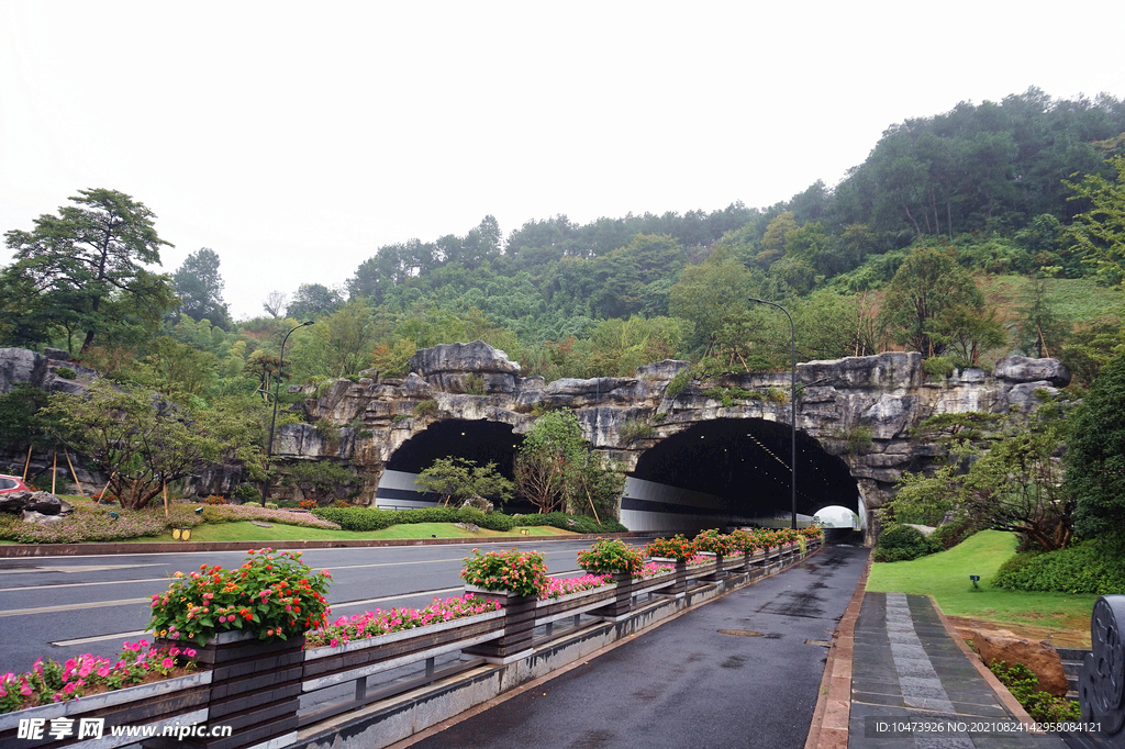 公路隧道風(fēng)景圖片