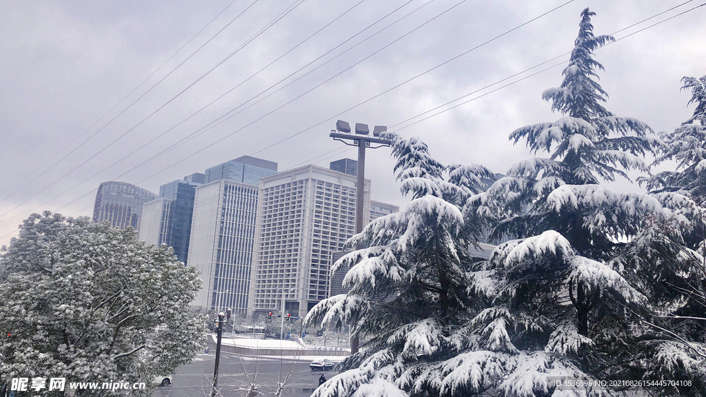 揚州雪景