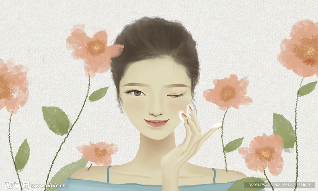 可愛的女孩