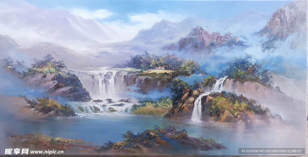 山水風(fēng)景油畫