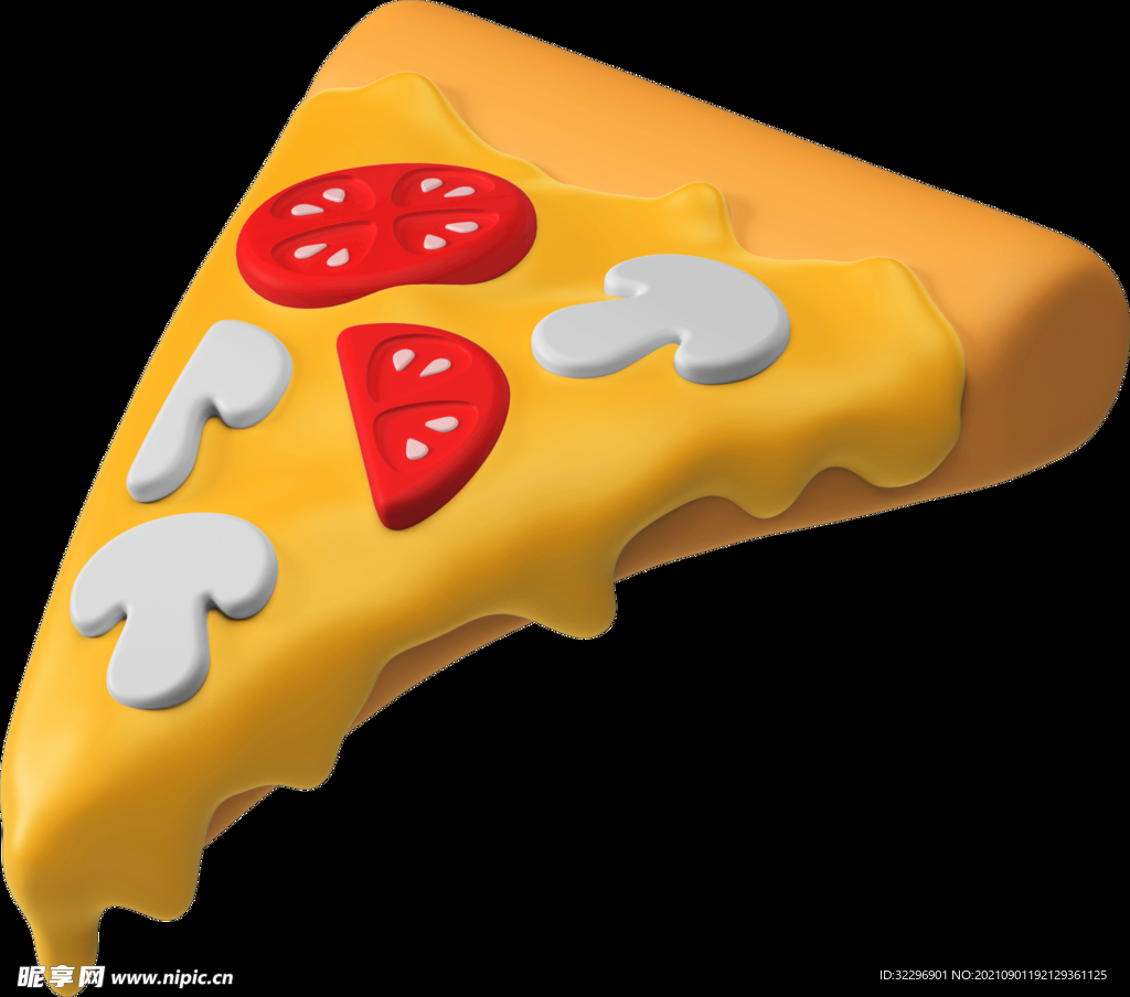 3D图标素材 立体食品