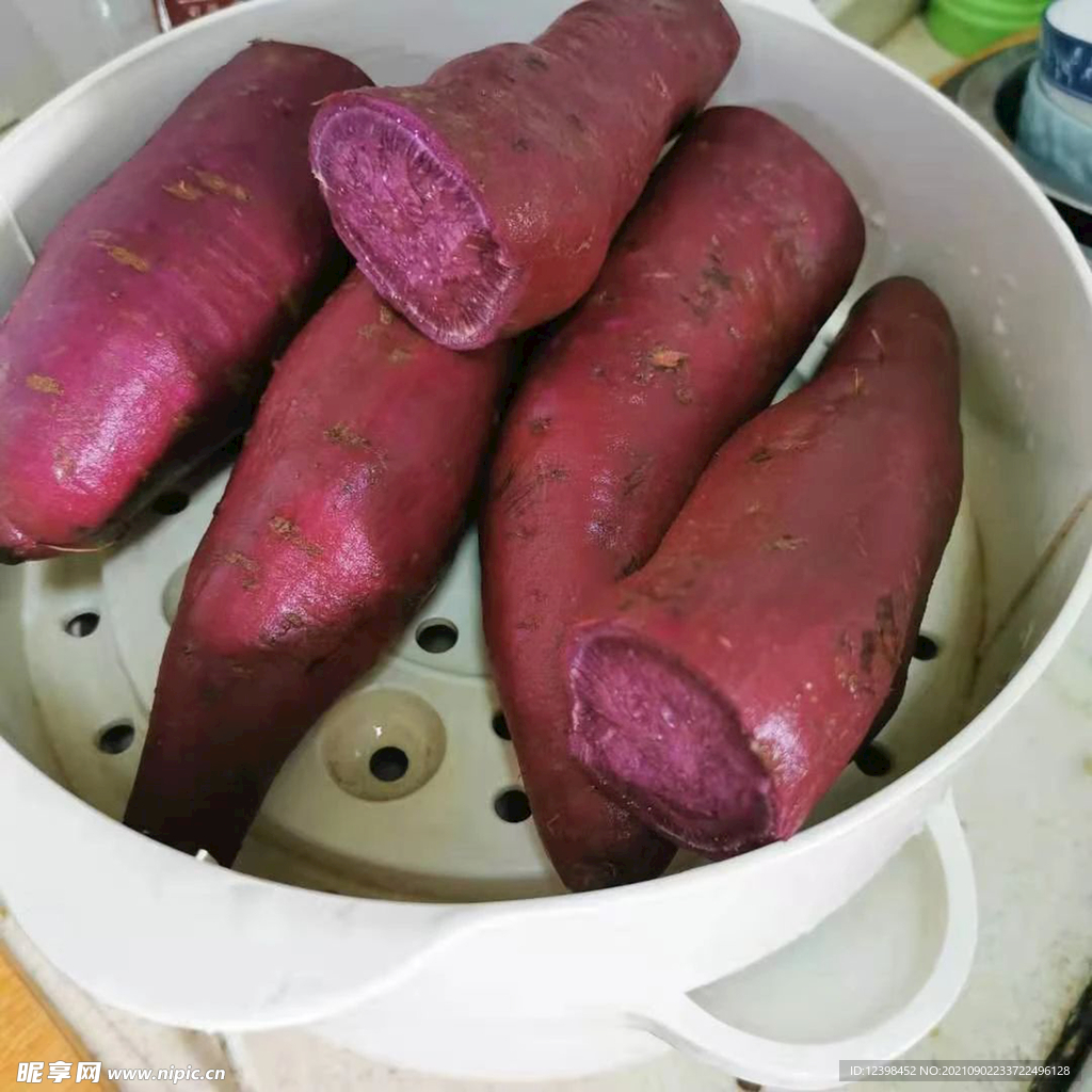 蒸紅薯