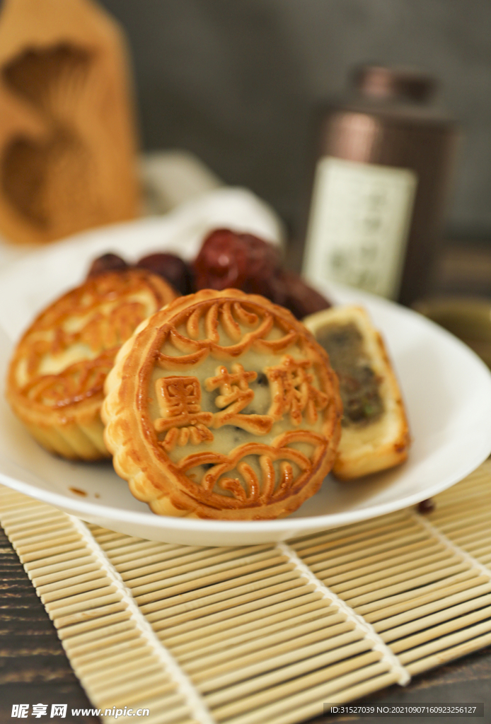 月餅素材圖