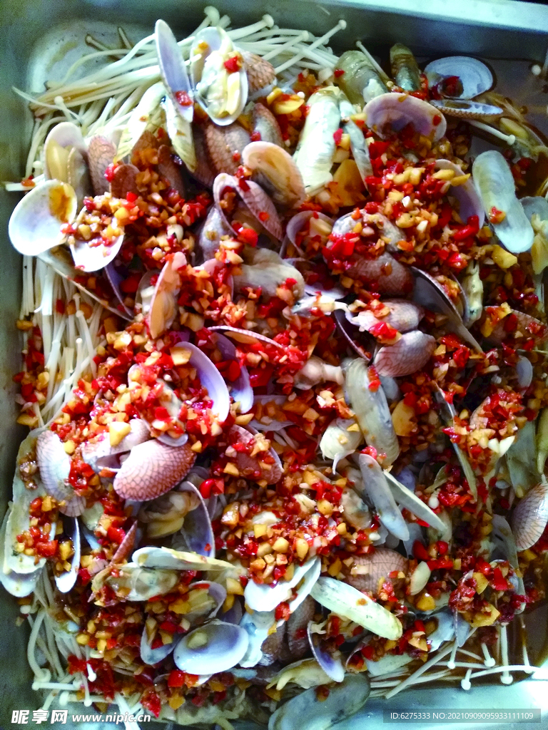 金针菇花蛤