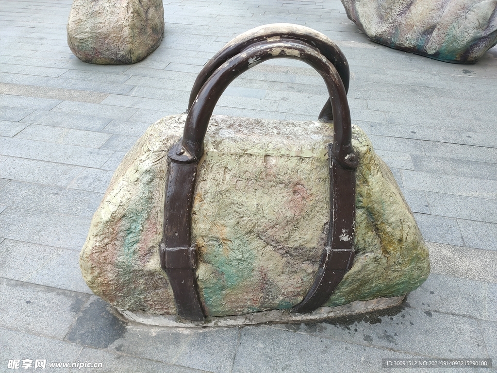 艺术石头包包